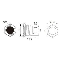 Kontrollleuchte  Leuchtmelder Signallampe Signalleuchte Warnlampe  12V KFZ LED 12mm  Grün