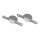 Laufrolle Nylon Rollwagen Schiebetürbeschlag Holz Schiebetür Rolle 29-08 55mm Nut