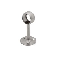 Edelstahl Wandhalter Gardinenstange Vorhangstange Vorhang Kleiderständer 3-09 22mm Mittelstück (1x)