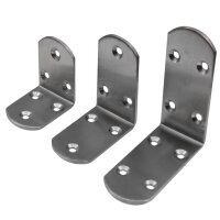 Edelstahl Winkelverbinder Lochwinkel Verbinder Holzverbinder Regalhalter Halter 85x85x38mm