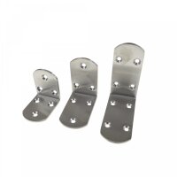 Edelstahl Winkelverbinder Lochwinkel Verbinder Holzverbinder Regalhalter Halter 85x85x38mm