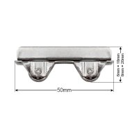 Laufrollen Glastüre Schiebetür Glasschiebetür Laufschiene Bodenschiene 26-17 8mm