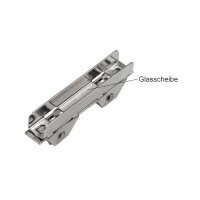 Laufrollen Glastüre Schiebetür Glasschiebetür Laufschiene Bodenschiene 26-17 8mm