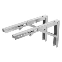 Edelstahl Schwerlast 120kg Regalhalter Regalträger klappbar Regalwinkel Halter