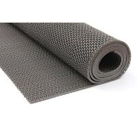 Bodenmatte Grau Meterware 90 oder 120 cm zum auswählen Saunaläufer Duschmatte Antirutschmatte 120cm