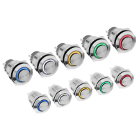 Taster oder Schalter 12V mit LED Beleuchtung in 5 Farben & 2 Größen zum auswählbar